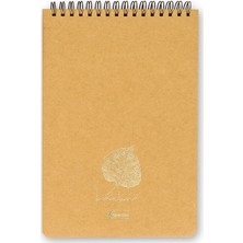 Keskin Color A5 Çizgili Linden Bloknot - Krem