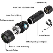 Baretta BT55 2500 Lümen Cree Xml L2-U2 LED Şarjlı El Feneri