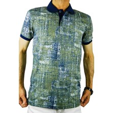 Çizgi Triko Erkek Polo Yaka Tshirt 3515