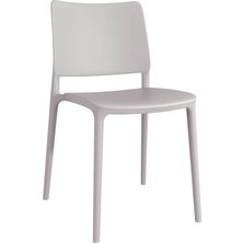 Papatya Joy Sandalye Kum Beji - Mutfak Sandalyesi - Kolçaksız