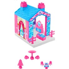 Ketsan Pretty Princess Tek Katlı Oyuncak Puzzle Ev 36 Parça Kutulu