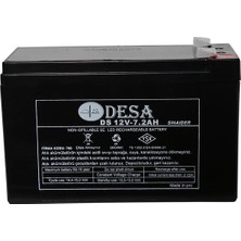 Desa 12V 7,2 Ah Kuru Bakımsız Akü