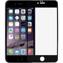 CaseArt Apple Apple Apple iPhone 6 Tam Kaplayan Temperli Ekran Koruyucu Cam - Siyah