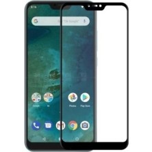 CaseArt Xiaomi Mi A2 Lite Tam Kaplayan Temperli Ekran Koruyucu Cam