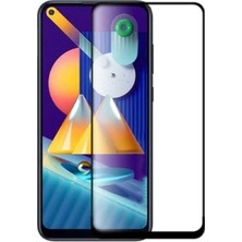 CaseArt Samsung Galaxy M11 Tam Kaplayan Temperli Ekran Koruyucu Cam