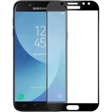 CaseArt Samsung Galaxy J7 Pro Tam Kaplayan Temperli Ekran Koruyucu Cam