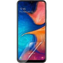 CaseArt Samsung Galaxy A20 Nano Ekran Koruyucu Kırılmaz Esnek Cam