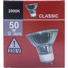 Classic 2900K 50W 230V G.U10 Duy Sarı Renk