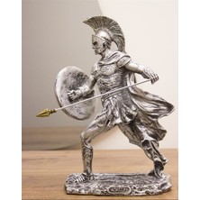 Antakya Sanat Tasarım Achilles Tasarım Biblo 30 cm Mitolojik Kahraman Heykel Ev Dekor Hediyelik Eşya