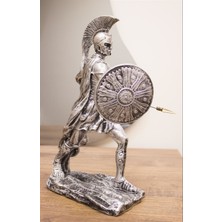 Antakya Sanat Tasarım Achilles Tasarım Biblo 30 cm Mitolojik Kahraman Heykel Ev Dekor Hediyelik Eşya