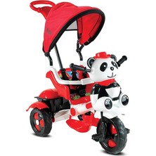 Little Panda Üçteker 127 Kırmızı Beyaz