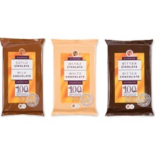 Altınmarka Kahve Dünyası Sütlü Bitter Beyaz Kuvertür Çikolata Çeşitleri 2,5 kg x 3 Paket