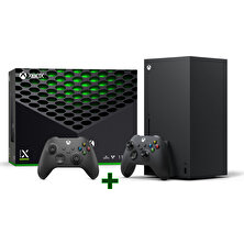 Microsoft Xbox Series x Oyun Konsolu Siyah 1 Tb + 2. Kol (Ithalatçı Garantili)