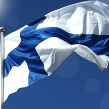 Fors Bayrak Finlandiya Gönder Bayrağı Raşel Kumaş 100 x 150 cm