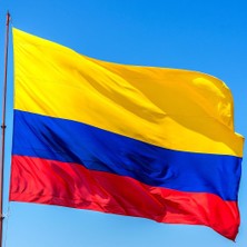 Fors Bayrak Kolombiya Gönder Bayrağı Raşel Kumaş 100 x 150 cm