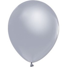 Hayaller Dükkanı Balon Metalik 12 Inc Gümüş PK:100