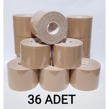 Bia Tape Kinesio Biatape Kinesio 5 cm x 5 M -Ten Rengi Sporcu Bandı  36'lı (Pakette 36 Adet)