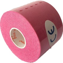 Bia Tape Kinesio 5 cm x 5 M - Pembe Rengi Sporcu Bandı 6'lı (Pakette 6 Adet)