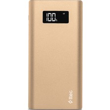 Ttec AlumiSlim LCD 10.000mAh Taşınabilir Şarj Aleti Powerbank Altın