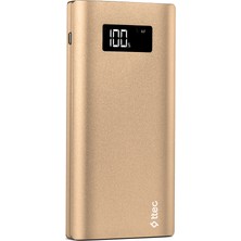 Ttec AlumiSlim LCD 10.000mAh Taşınabilir Şarj Aleti Powerbank Altın