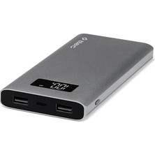 TTec AlumiSlim LCD 10000mAh Taşınabilir Şarj Aleti - Uzay Grisi 2BB130UG