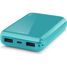 Ttec ReCharger S 10.000mAh Taşınabilir Şarj Cihazı / Powerbank Turkuaz 2BB174T