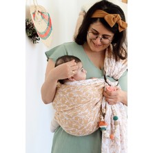 Zubu Halka Sling - Babysling -  Spring Branch- Bebek Taşıyıcı - Pamuk - Taşıma Şalı