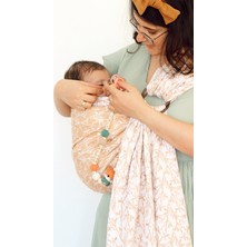 Zubu Halka Sling - Babysling -  Spring Branch- Bebek Taşıyıcı - Pamuk - Taşıma Şalı