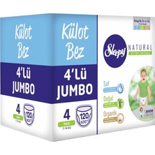 Sleepy Külot Bebek Bezi Naturel Beden:4 (7-14KG) Maxi 360 Adet (Kutu)