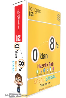 Tonguç Akademi Yayınları 0’dan 8’e Konu Anlatımlı Soru Bankası Kutu Set