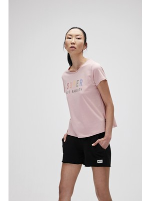 Bad Bear Kadın PUDRA PEMBE T-Shirt