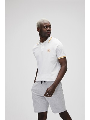 Bad Bear Erkek OFF-WHITE Polo Yaka T-shirt