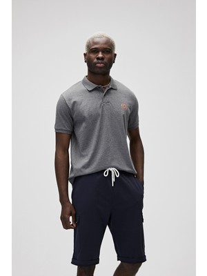 Bad Bear O Yaka Regular Fit Düz Erkek Koyu Gri Tişört