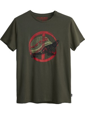 Bad Bear Erkek Haki Tişört No War Tee