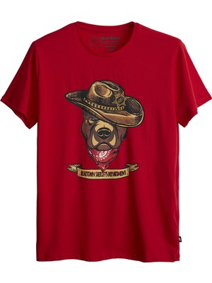 Bad Bear Erkek PARLAK KIRMIZI T-Shirt