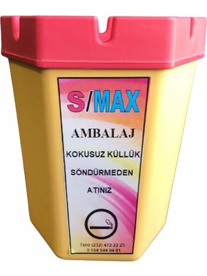 Smax Taraftar Dumansız Kokusuz Küllük Altıgen