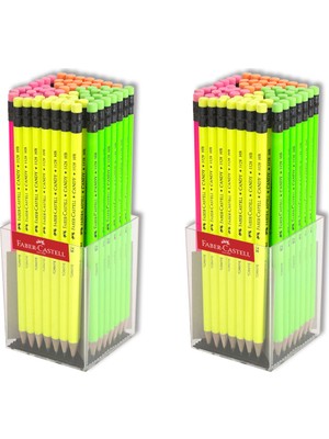 Faber-Castell Candy Silgili Yuvarlak Kurşun Kalem 144'LÜ