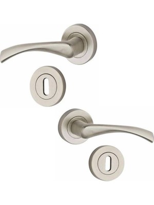 Miray Bravo Rozetli Kapı Kolu Saten 4+1 Daire Seti 9 Takım