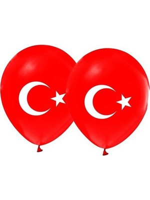 Partioutlet Ay Yıldızlı Lateks Balon 20 Adet