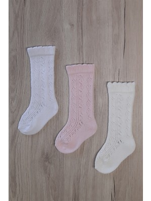 Igloo Socks Igloo File Dizaltı 3'lü Kız Çocuk-Bebek Çorabı