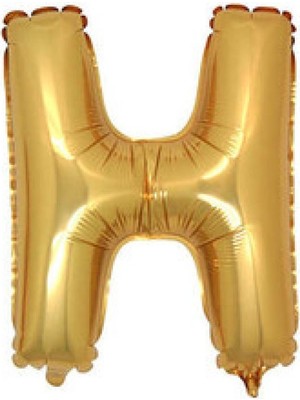 Hayaller Dükkanı Folyo Balon Harf H Altın 16 Inc(40 Cm) Pk:1
