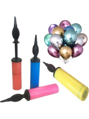Hayaller Dükkanı Balon Pompası Manuel Karışık Renk Pk1