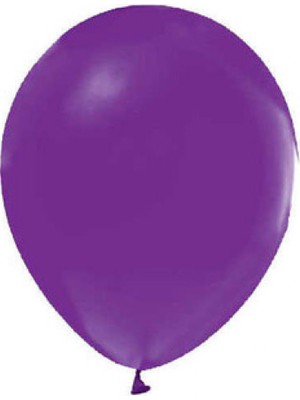Hayaller Dükkanı Balon Düz Pastel(Makaron.pudra Balon)12 Inc Lila PK:100