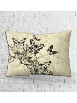 Cango Home Özel Tasarım Yastık Kırlent Kılıfı 305-3550