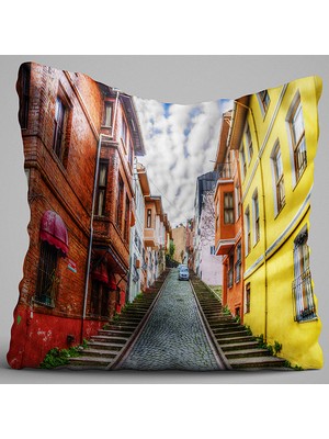 Cango Home Özel Tasarım Yastık Kırlent Kılıfı 456 - Çift Tarafı Baskılı