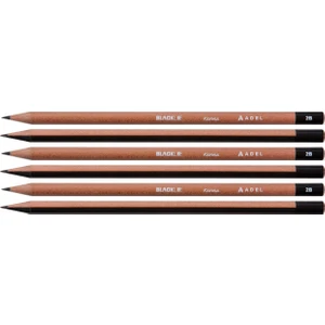 Blackline Karma 2b Yuvarlak Kurşun Kalem 6'lı