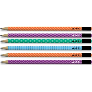 Pattern Yuvarlak Kurşun Kalem 2b 6'lı