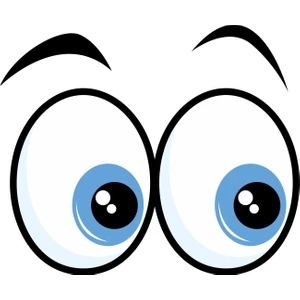 Sticker Atölyesi Şaşkın Gözler Sticker - 20038