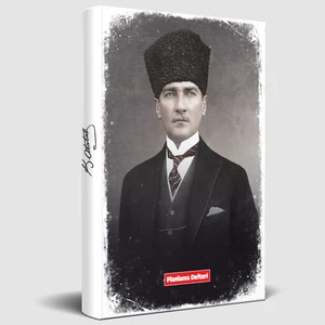 Halk Kitabevi Kalpaklı Atatürk Tarihsiz Planlama Defteri 13,5 x 19,5 cm