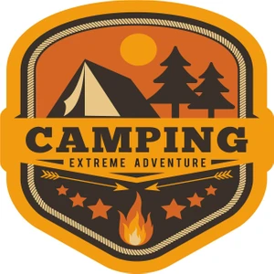 Sticker Atölyesi Outdoor Adventure Camping Sticker - 22062